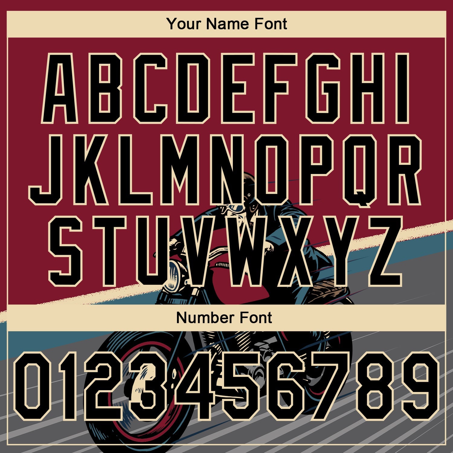 Custom Stitched Crimson Black-Cream 3D Pattern Design Motorcycle Motocross Racing Sports Pullover Sweatshirt Hoodie