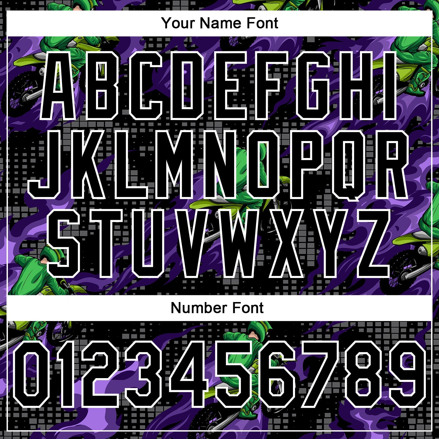 Custom Stitched Black White 3D Pattern Design Flame Motorcycle Motocross Racing Sports Pullover Sweatshirt Hoodie