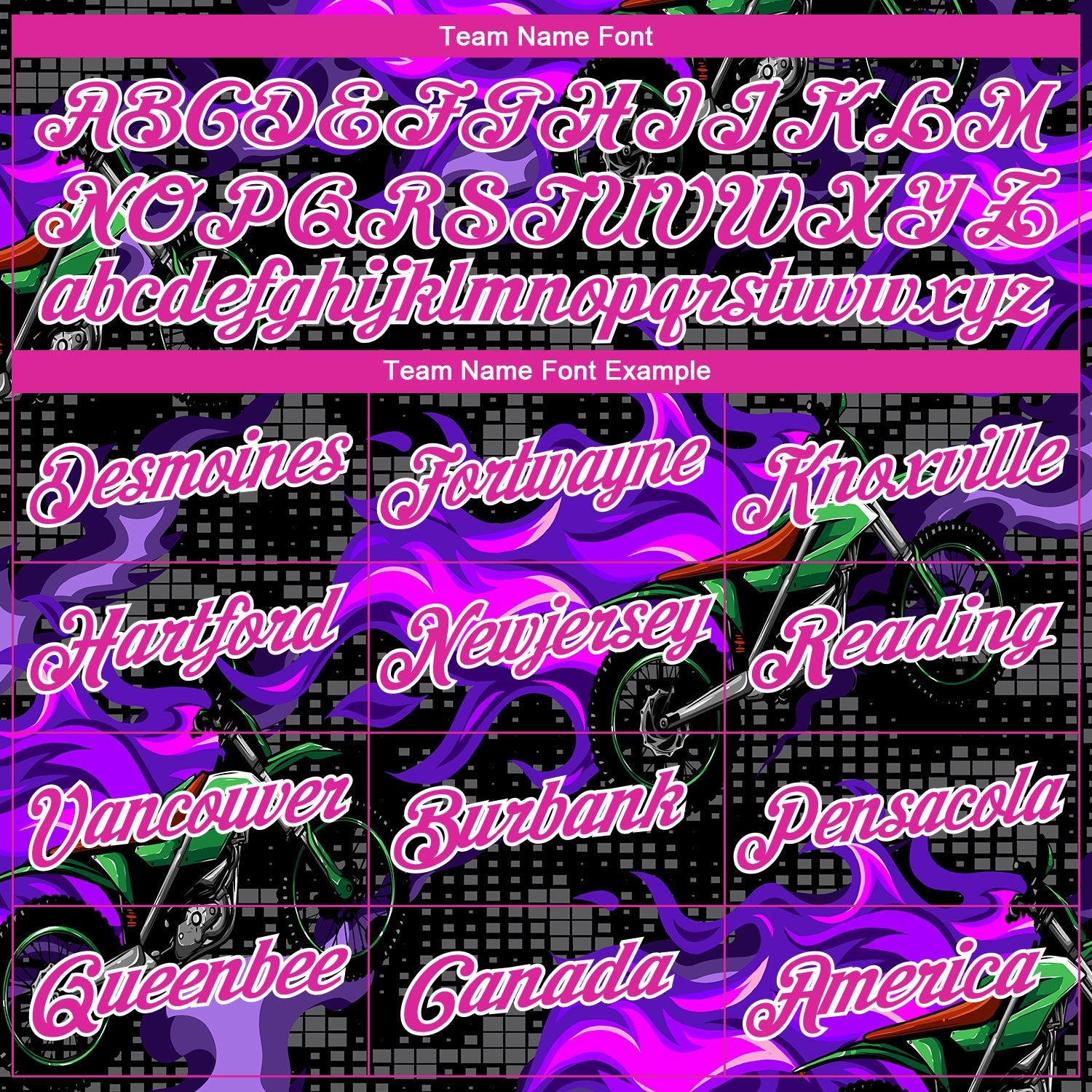 Custom Stitched Black Deep Pink-White 3D Pattern Design Flame Motorcycle Motocross Racing Sports Pullover Sweatshirt Hoodie