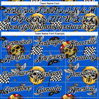 Custom Stitched Blue Black-White 3D Pattern Design Motorcycle Motocross Helmet Skull Racing Sports Pullover Sweatshirt Hoodie