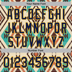 Custom Stitched City Cream Navy-Gold 3D Pattern Design Tribal Ethnic Native American Sports Pullover Sweatshirt Hoodie