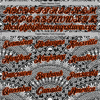 Custom Stitched White Black-Orange 3D Pattern Design Tribal Ethnic Native American Sports Pullover Sweatshirt Hoodie