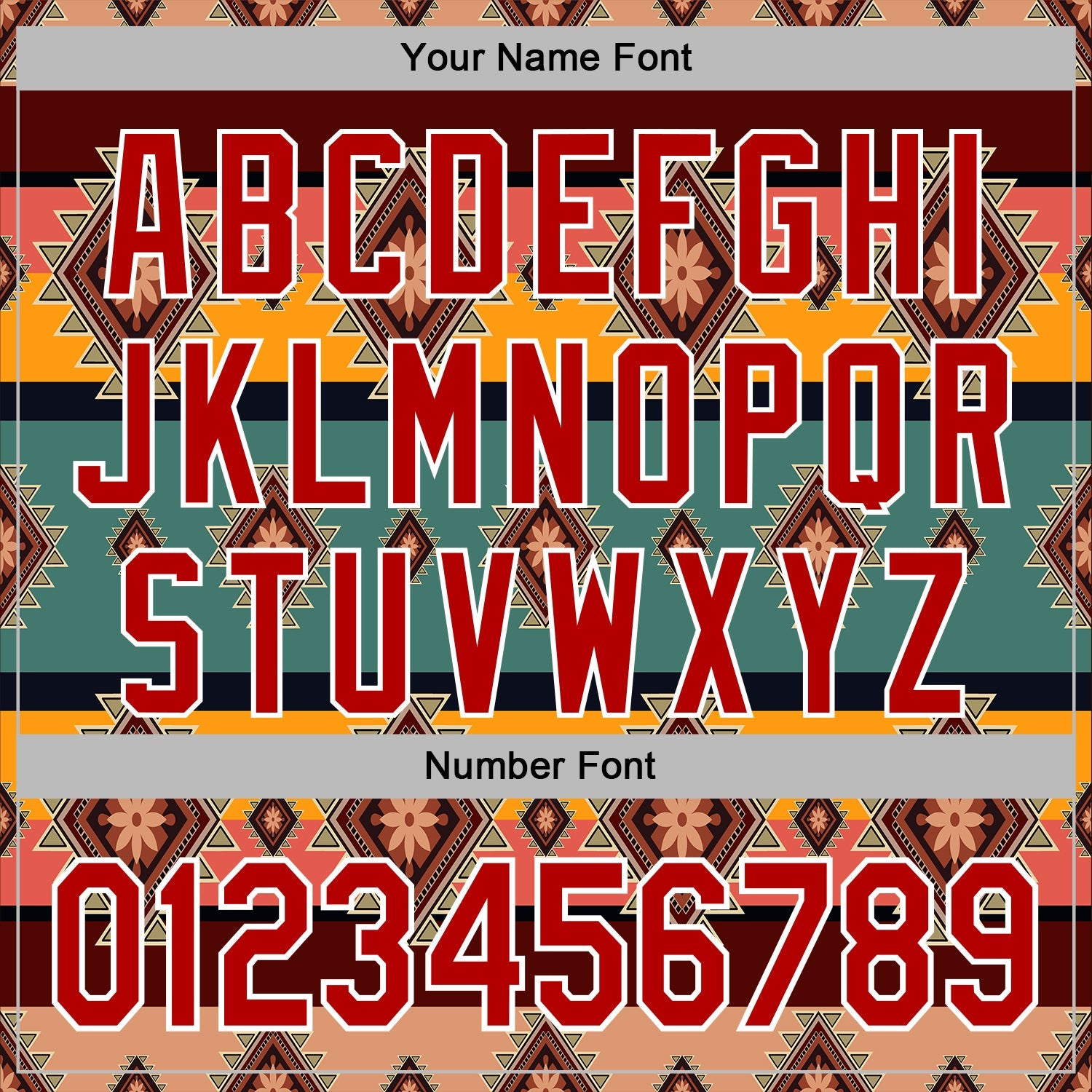 Custom Stitched Brown Red-White 3D Pattern Design Tribal Ethnic Native American Sports Pullover Sweatshirt Hoodie