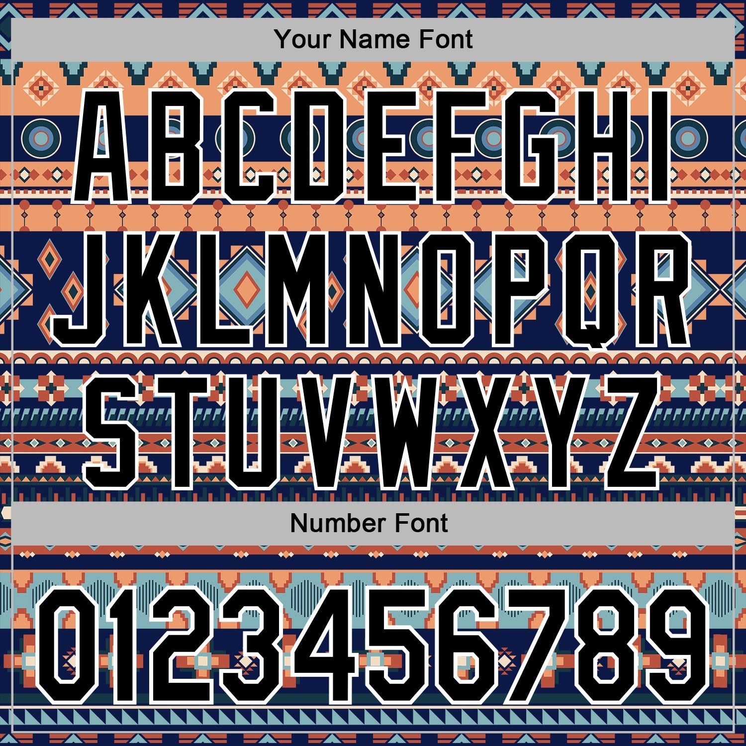 Custom Stitched Navy Black-White 3D Pattern Design Tribal Ethnic Native American Sports Pullover Sweatshirt Hoodie