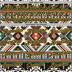Custom Stitched Black Navy-Gold 3D Pattern Design Tribal Ethnic Native American Sports Pullover Sweatshirt Hoodie