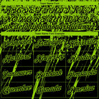 Custom Stitched Black Neon Green 3D Pattern Design Splash Grunge Art Sports Pullover Sweatshirt Hoodie