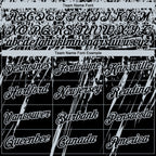 Custom Stitched Black Silver 3D Pattern Design Splash Grunge Art Sports Pullover Sweatshirt Hoodie