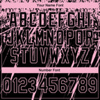 Custom Stitched Black Light Pink 3D Pattern Design Splash Grunge Art Sports Pullover Sweatshirt Hoodie