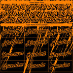 Custom Stitched Black Bay Orange 3D Pattern Design Splash Grunge Art Sports Pullover Sweatshirt Hoodie