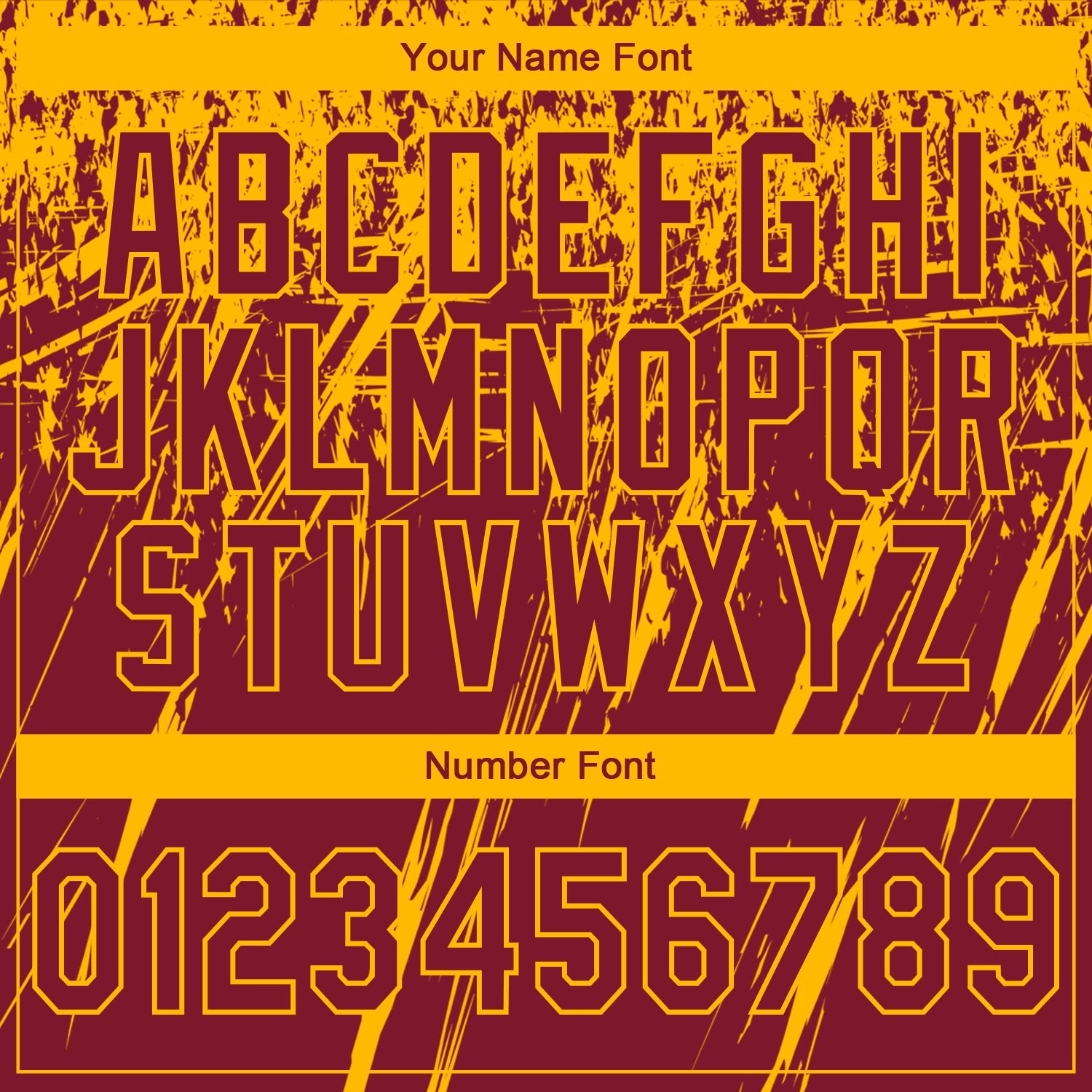 Custom Stitched Crimson Gold 3D Pattern Design Splash Grunge Art Sports Pullover Sweatshirt Hoodie