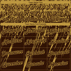 Custom Stitched Brown Old Gold 3D Pattern Design Splash Grunge Art Sports Pullover Sweatshirt Hoodie