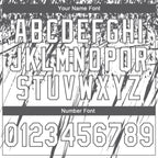 Custom Stitched White Steel Gray 3D Pattern Design Splash Grunge Art Sports Pullover Sweatshirt Hoodie