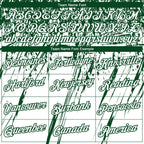Custom Stitched White Green 3D Pattern Design Splash Grunge Art Sports Pullover Sweatshirt Hoodie