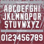 Custom Stitched Burgundy White-Gray 3D Pattern Design Splash Grunge Art Sports Pullover Sweatshirt Hoodie