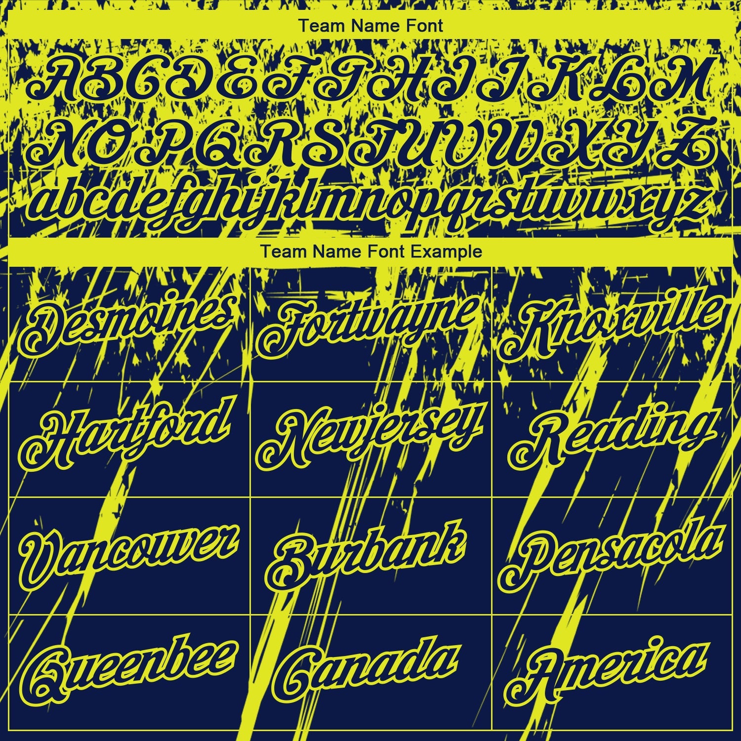 Custom Stitched Navy Neon Yellow 3D Pattern Design Splash Grunge Art Sports Pullover Sweatshirt Hoodie