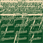 Custom Stitched Green Cream 3D Pattern Design Splash Grunge Art Sports Pullover Sweatshirt Hoodie