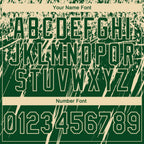 Custom Stitched Green Cream 3D Pattern Design Splash Grunge Art Sports Pullover Sweatshirt Hoodie