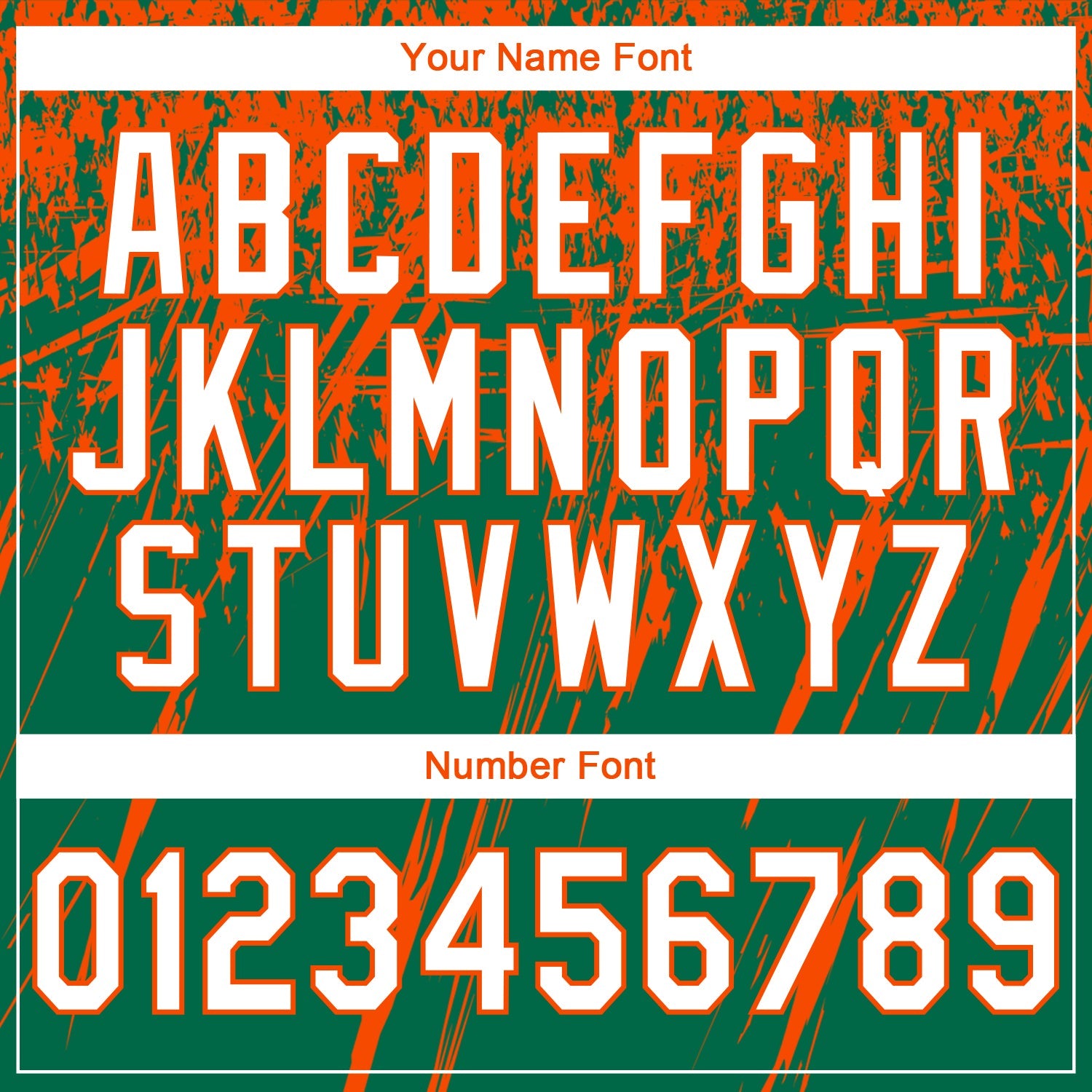 Custom Stitched Kelly Green White-Orange 3D Pattern Design Splash Grunge Art Sports Pullover Sweatshirt Hoodie