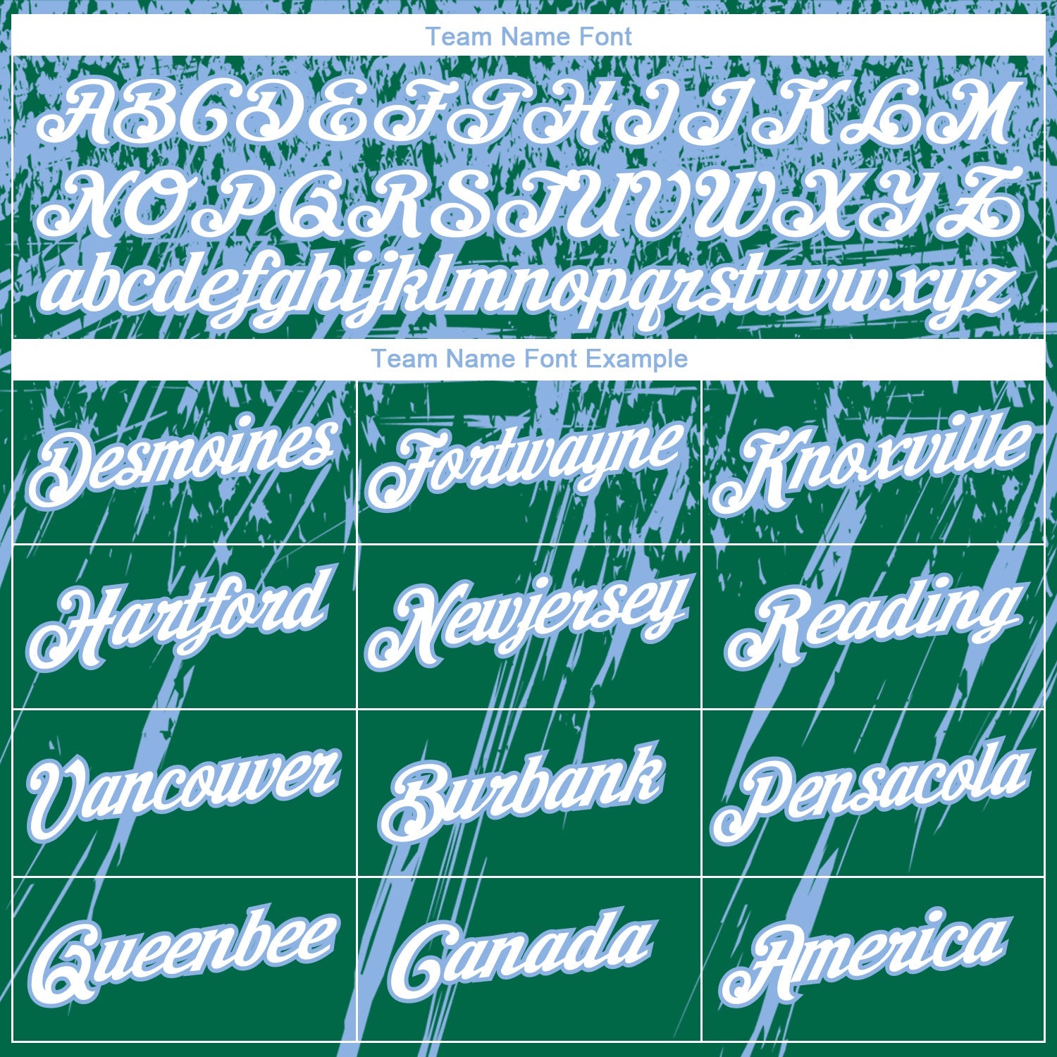 Custom Stitched Kelly Green White-Light Blue 3D Pattern Design Splash Grunge Art Sports Pullover Sweatshirt Hoodie