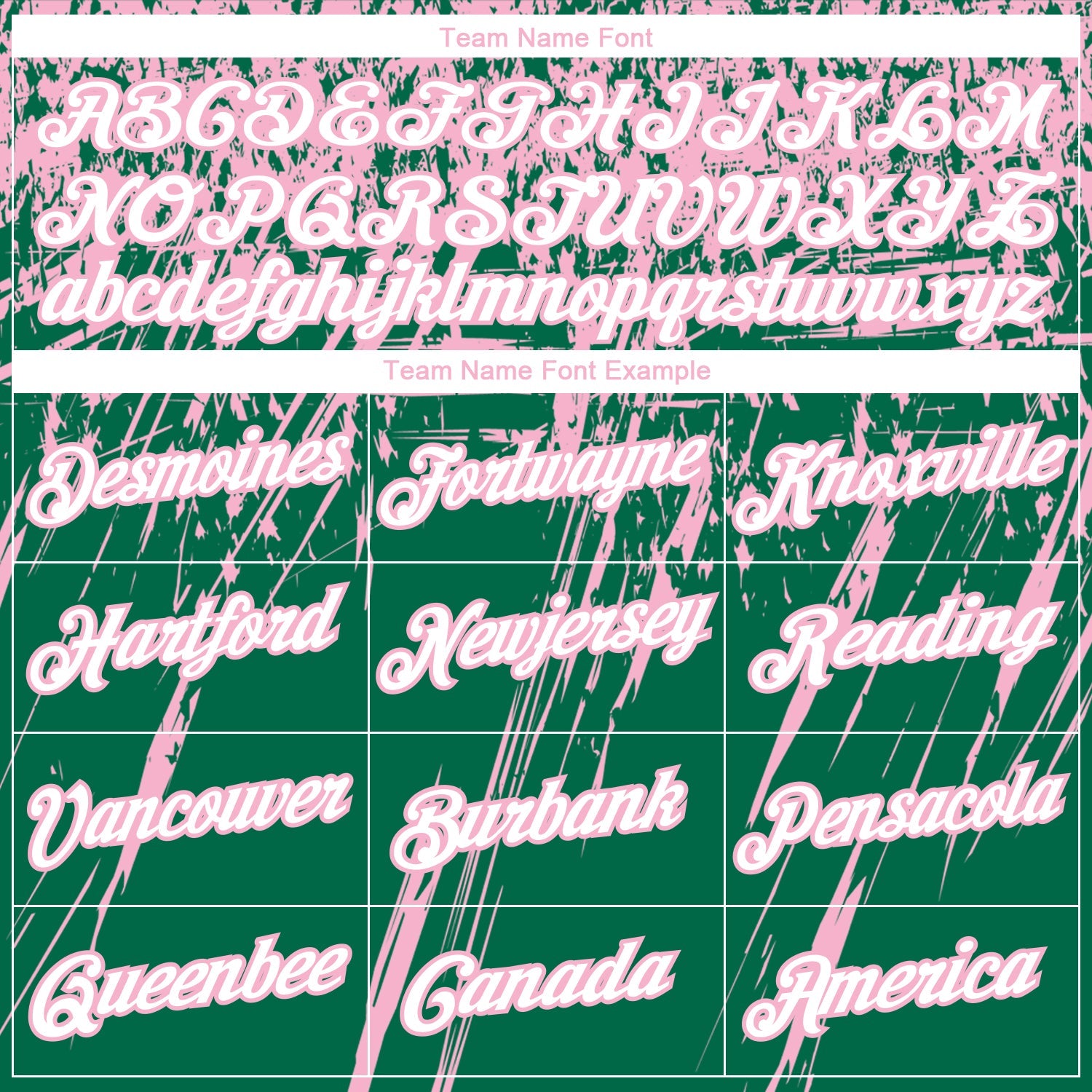 Custom Stitched Kelly Green White-Light Pink 3D Pattern Design Splash Grunge Art Sports Pullover Sweatshirt Hoodie