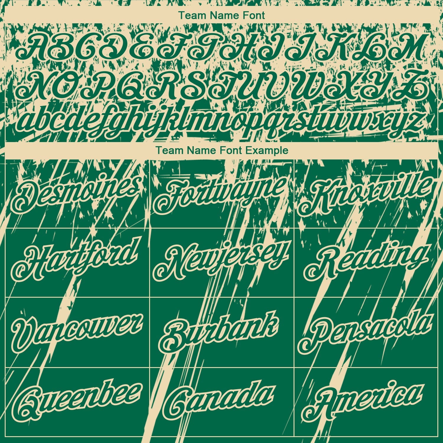 Custom Stitched Kelly Green Cream 3D Pattern Design Splash Grunge Art Sports Pullover Sweatshirt Hoodie