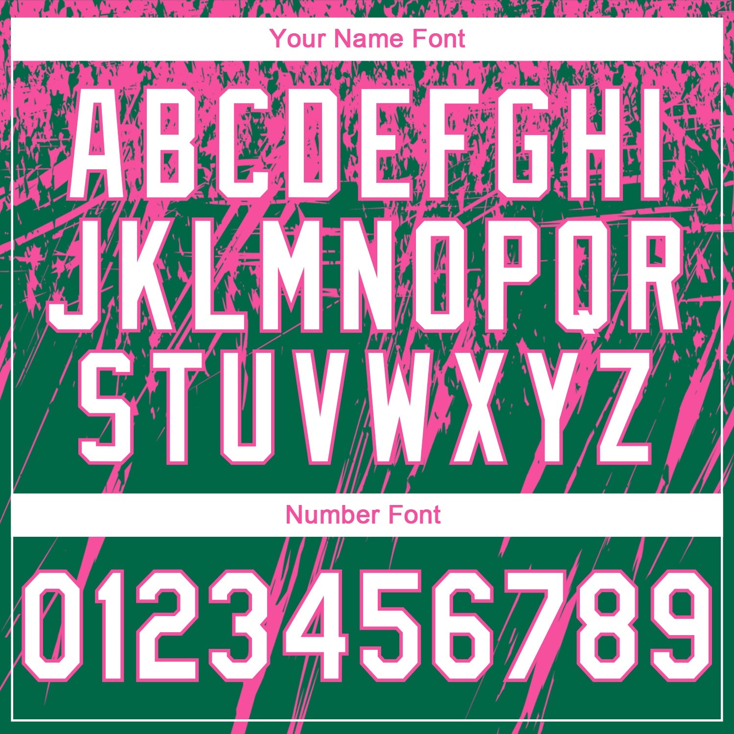 Custom Stitched Kelly Green White-Pink 3D Pattern Design Splash Grunge Art Sports Pullover Sweatshirt Hoodie