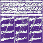 Custom Stitched Purple White-Gray 3D Pattern Design Splash Grunge Art Sports Pullover Sweatshirt Hoodie