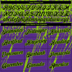 Custom Stitched Purple Black-Neon Green 3D Pattern Design Splash Grunge Art Sports Pullover Sweatshirt Hoodie