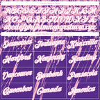 Custom Stitched Purple White-Light Pink 3D Pattern Design Splash Grunge Art Sports Pullover Sweatshirt Hoodie