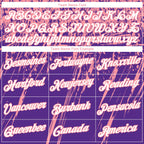 Custom Stitched Purple White-Medium Pink 3D Pattern Design Splash Grunge Art Sports Pullover Sweatshirt Hoodie