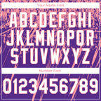 Custom Stitched Purple White-Medium Pink 3D Pattern Design Splash Grunge Art Sports Pullover Sweatshirt Hoodie