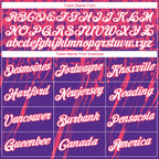 Custom Stitched Purple White-Neon Pink 3D Pattern Design Splash Grunge Art Sports Pullover Sweatshirt Hoodie