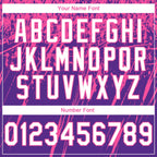 Custom Stitched Purple White-Pink 3D Pattern Design Splash Grunge Art Sports Pullover Sweatshirt Hoodie