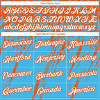 Custom Stitched Sky Blue White-Orange 3D Pattern Design Splash Grunge Art Sports Pullover Sweatshirt Hoodie