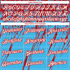 Custom Stitched Sky Blue White-Red 3D Pattern Design Splash Grunge Art Sports Pullover Sweatshirt Hoodie