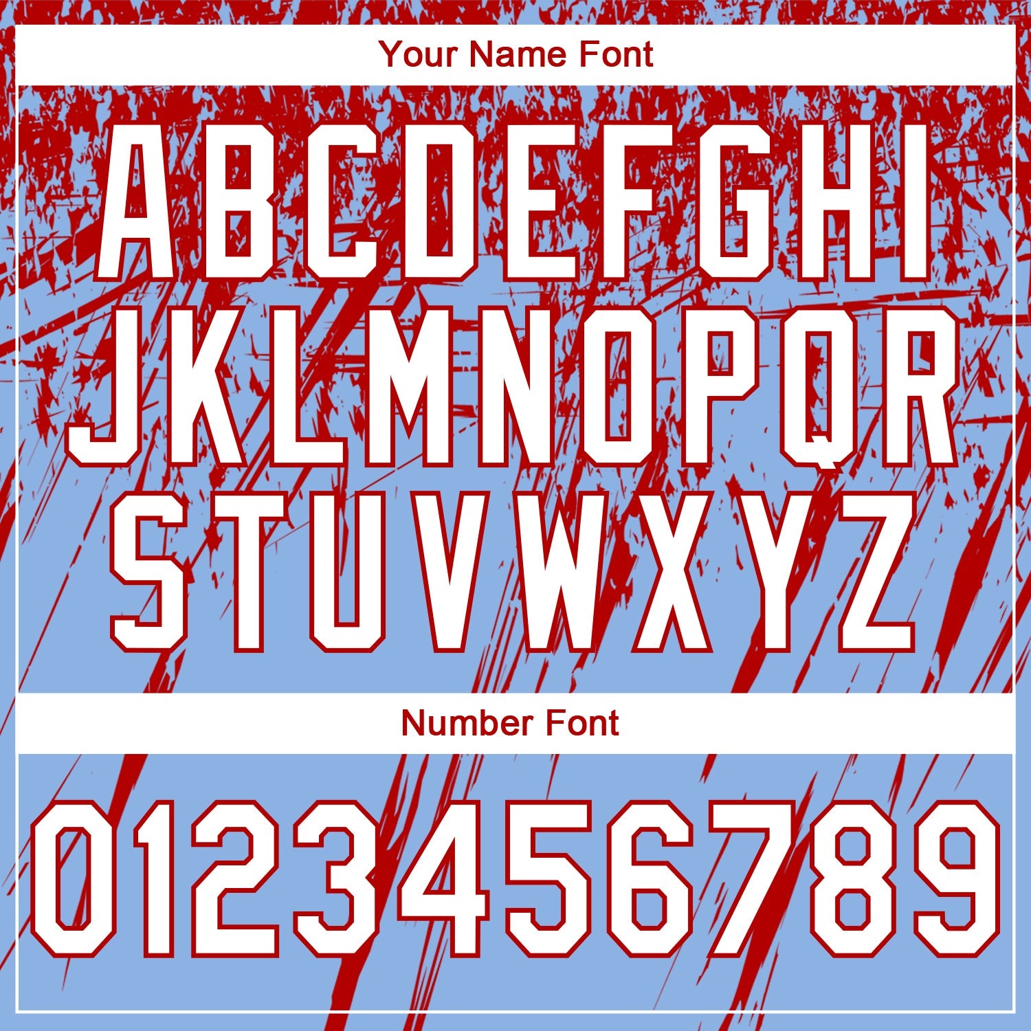 Custom Stitched Light Blue White-Red 3D Pattern Design Splash Grunge Art Sports Pullover Sweatshirt Hoodie