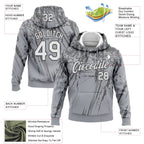 Custom Stitched Gray White-Steel Gray 3D Pattern Design Splash Grunge Art Sports Pullover Sweatshirt Hoodie