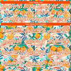 Custom Stitched White Orange 3D Pattern Design Fruit Sports Pullover Sweatshirt Hoodie