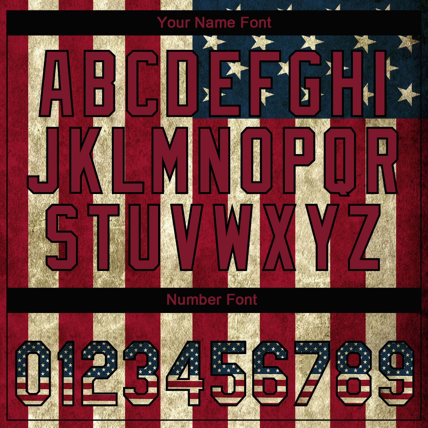 Custom Stitched Crimson Vintage USA Flag Cream-Black 3D American Flag Sports Pullover Sweatshirt Hoodie