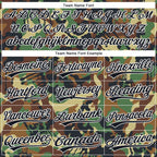 Custom Stitched Camo Black-White 3D Graffiti Drips Sports Pullover Sweatshirt Salute To Service Hoodie