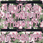 Custom Stitched Camo Light Pink-Black 3D Hibiscus Flower Sports Pullover Sweatshirt Salute To Service Hoodie