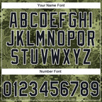 Custom Stitched Camo Black-White 3D Leaves Sports Pullover Sweatshirt Salute To Service Hoodie