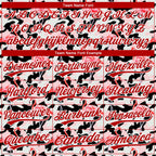 Custom Stitched Camo Red-White 3D Flamingo Sports Pullover Sweatshirt Salute To Service Hoodie