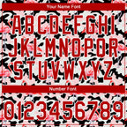 Custom Stitched Camo Red-White 3D Flamingo Sports Pullover Sweatshirt Salute To Service Hoodie