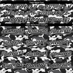 Custom Stitched Camo Black-White 3D Sports Pullover Sweatshirt Salute To Service Hoodie