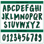 Custom White Kelly Green-Black 3D Skull Roses Floral Sports Pullover Sweatshirt Hoodie