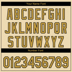 Custom City Cream Old Gold-Black 3D Skull Metal Sports Pullover Sweatshirt Hoodie