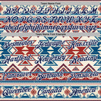Custom Stitched Cream Navy Red Blue-White 3D Mexico Aztec Pattern Sports Pullover Sweatshirt Hoodie