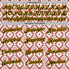 Custom Stitched White Black Red-Gold 3D Mexico Aztec Pattern Sports Pullover Sweatshirt Hoodie