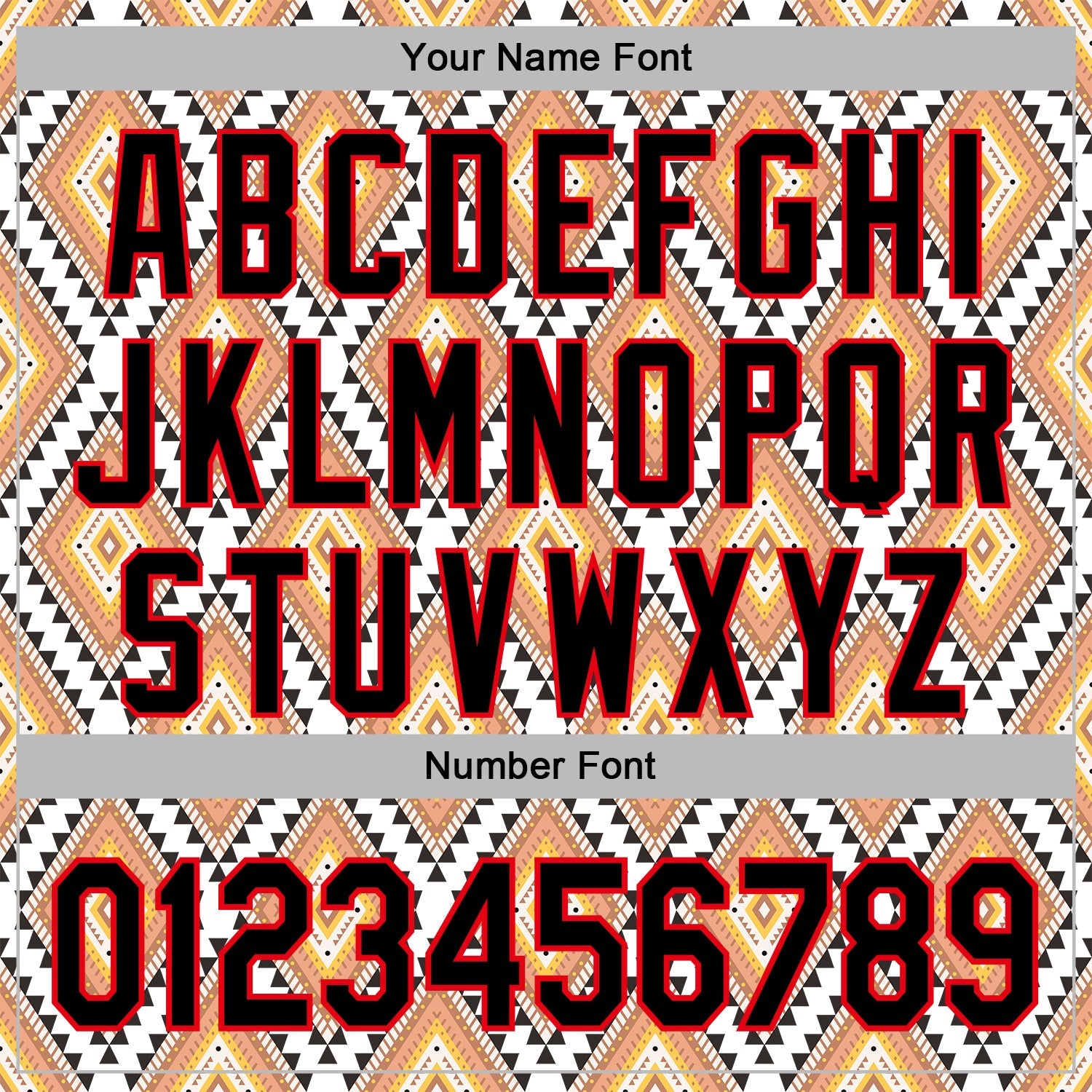 Custom Stitched White Black Yellow-Fire Red 3D Mexico Aztec Pattern Sports Pullover Sweatshirt Hoodie